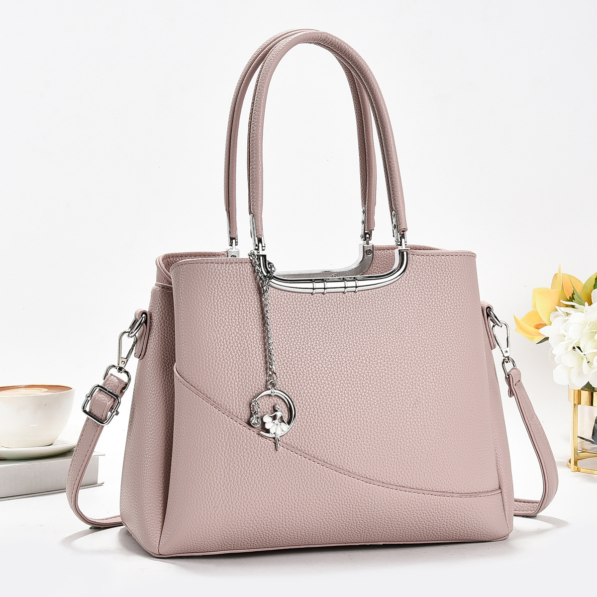 Bolso de gran capacidad de comercio exterior transfronterizo, moderno, simple y moderno para damas, estilo de verano 2025, bolso bandolera atmosférico