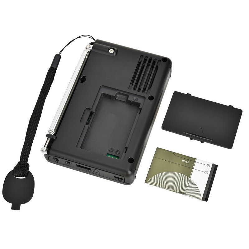 Tarjeta FM portátil para personas mayores reproducción de radio Bluetooth MP3 reproducción USB reproducción de música digital carga