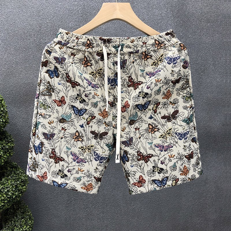 Men's Quick Drying Beach Surfing Shorts Stylish Printed Shorts_voghion.com