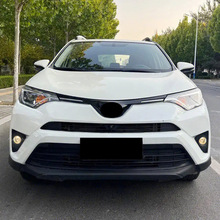 适用于丰田16-18款RAV4雾灯总成RAV4雾灯套装LED前杠灯罩框