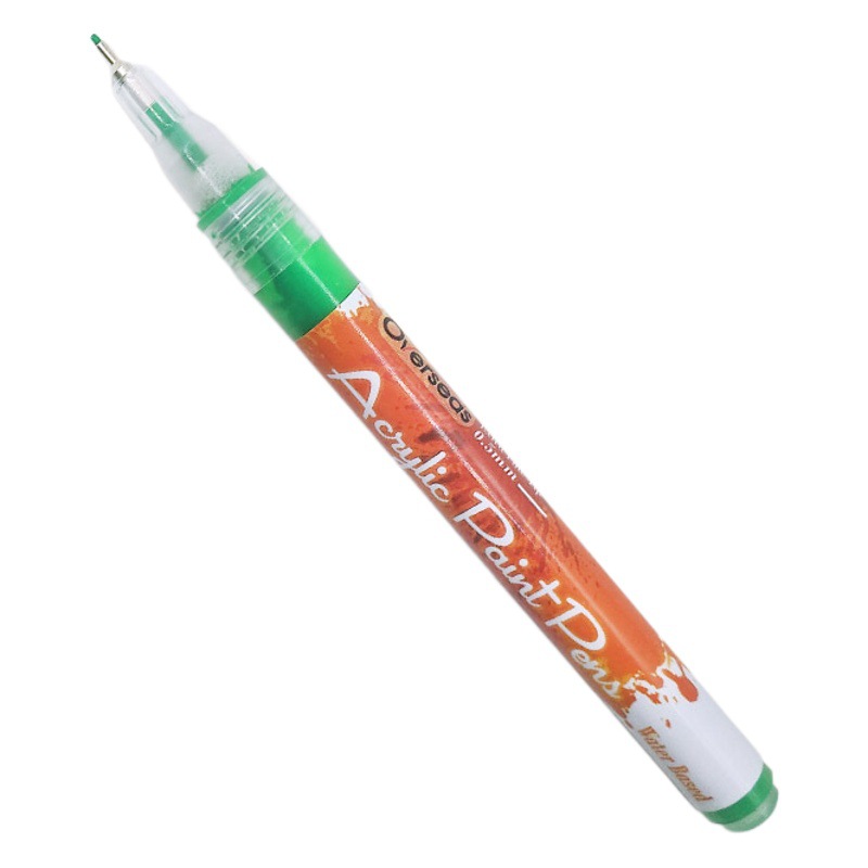 Cross-Border Ultra-Fine 0.5mm Acrylic Pen 28-Color Comic Hook Line Hand Account Painted Guka Graffiti Nail Art Marker Pen