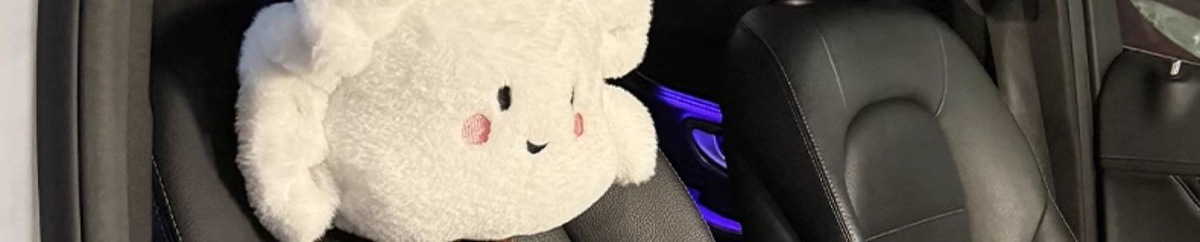 Suitable for Car Lumbar Cushion Integrated Seat Cushion, Cute and Good-Looking Autumn and Winter Warm Car Lumbar Cushion