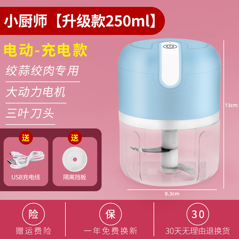 Blue english-250ml-3 page knife