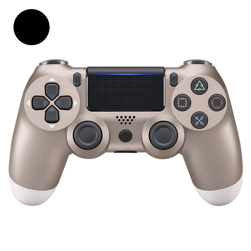 Control Inalámbrico Bluetooth P4 de ABS con Doble Motor de Vibración para Consola P4 y PC