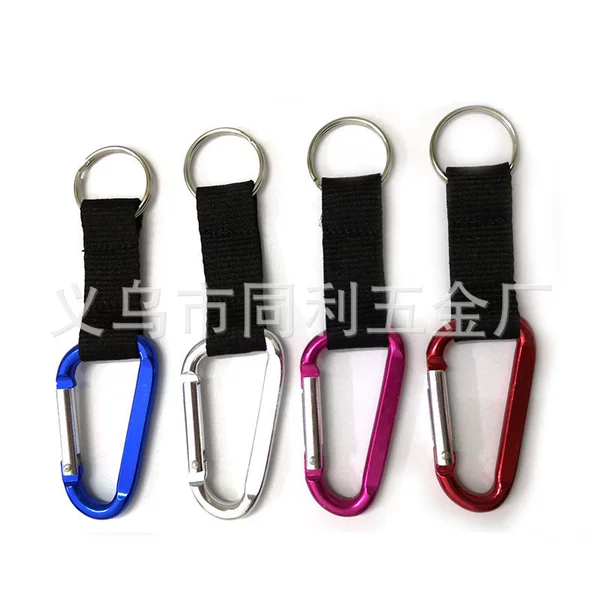 Wholesale Sales 5 6 7 No. 8 Various Carabiner Webbing Key Ring Carabiner Webbing Can Print LOGO