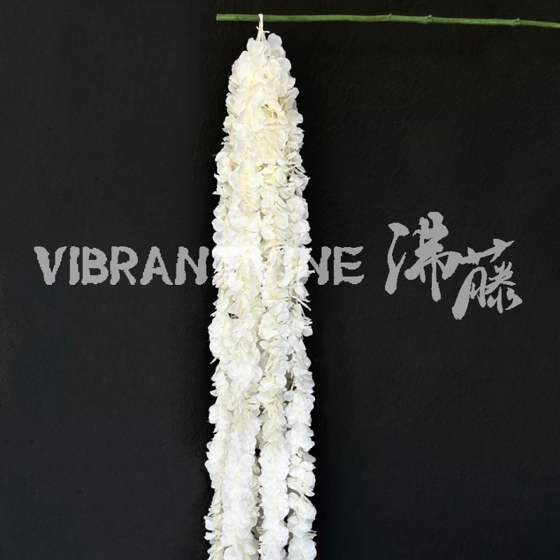 Simulation 5-petal orchid flower string hydrangea piece wedding ceiling floral fake flower shooting props wisteria artificial flower