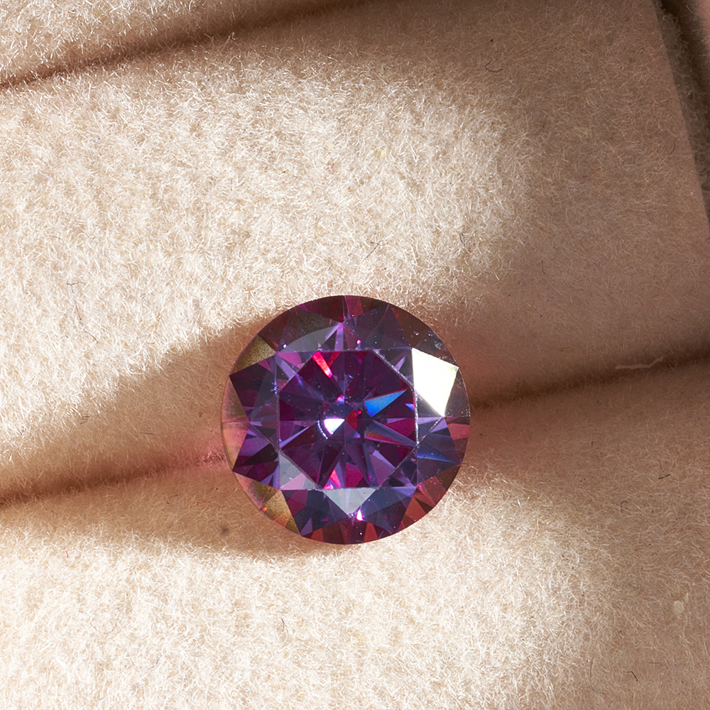 Importación galvanizado color moranita roca clara color 1 / 2 / 3 quilates color moissanita