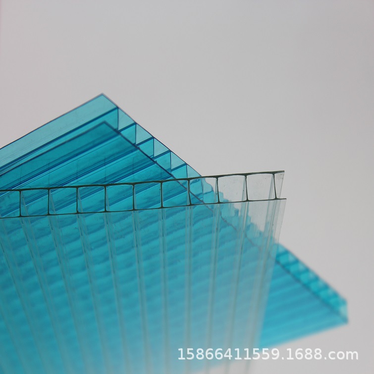 商丘pc阳光板透明采光板永城5mm6mm湖蓝阳光板睢阳双层阳光板厂家