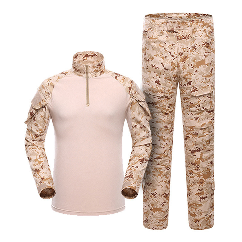 Shanxing G2 Rana Trajes de entrenamiento para hombres manga larga estilo americano al aire libre anti-desgaste trajes físicos de combate a incendios trajes tácticos transpirables