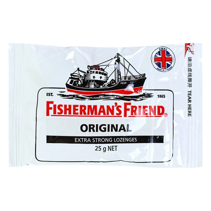 Британское импортное сокровище рыбака Сильная мята Лимон Цитрусовые Грейпфрут Вкус сахара Без сахара Горловый сахар Твердый сахар