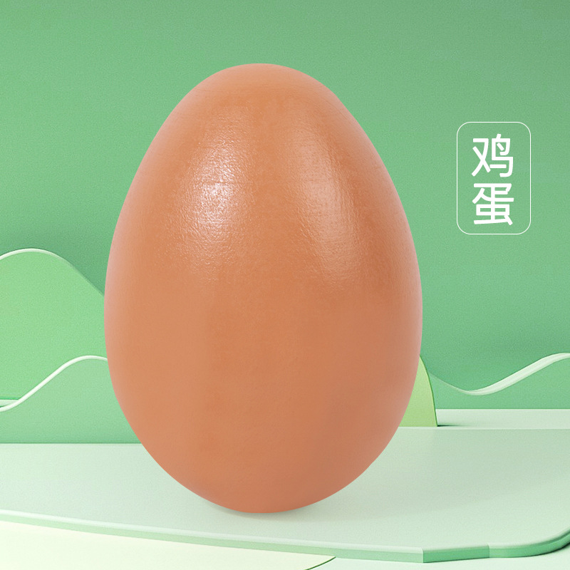 Venta caliente simulación de huevo de madera huevo de pato combinación de tres colores