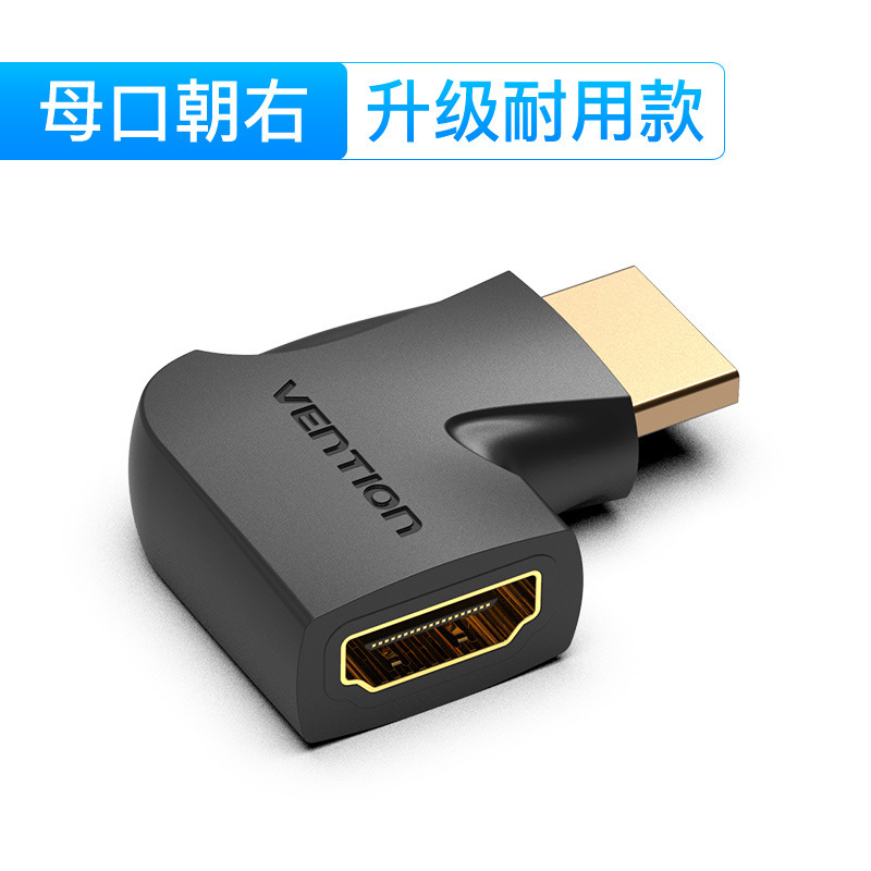 Weixun hdmi adaptador codo ángulo recto 90 grados macho a hembra cable de extensión ángulo de flexión 4K curva hdmi línea HD 2.0