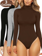 S 31970 Leopard Print Bodysuit Long Sleeve ���y�o���B�w��
