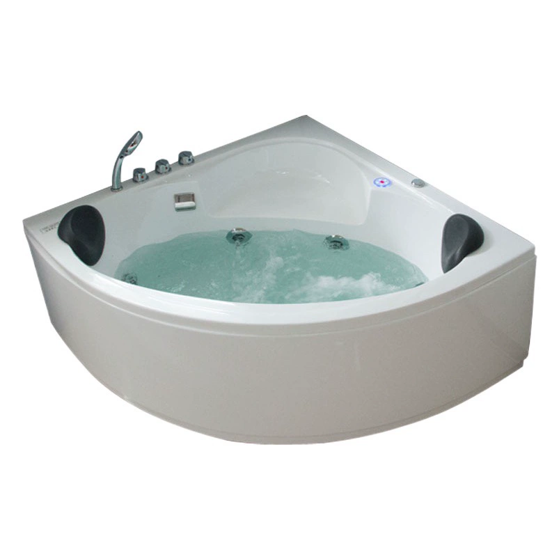 Треугольная Ванна веерообразная интеллектуальная массажная ванна для серфинга 1-1,5 м с двойной постоянной температурой, угловая дуговая ванна с подогревом