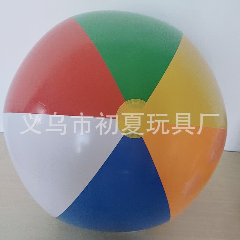 クロスボーダー現物インフレータブルカラービーチボール6色ボールPVC広告ボールインフレータブル玩具ボールプール水遊びボール|undefined