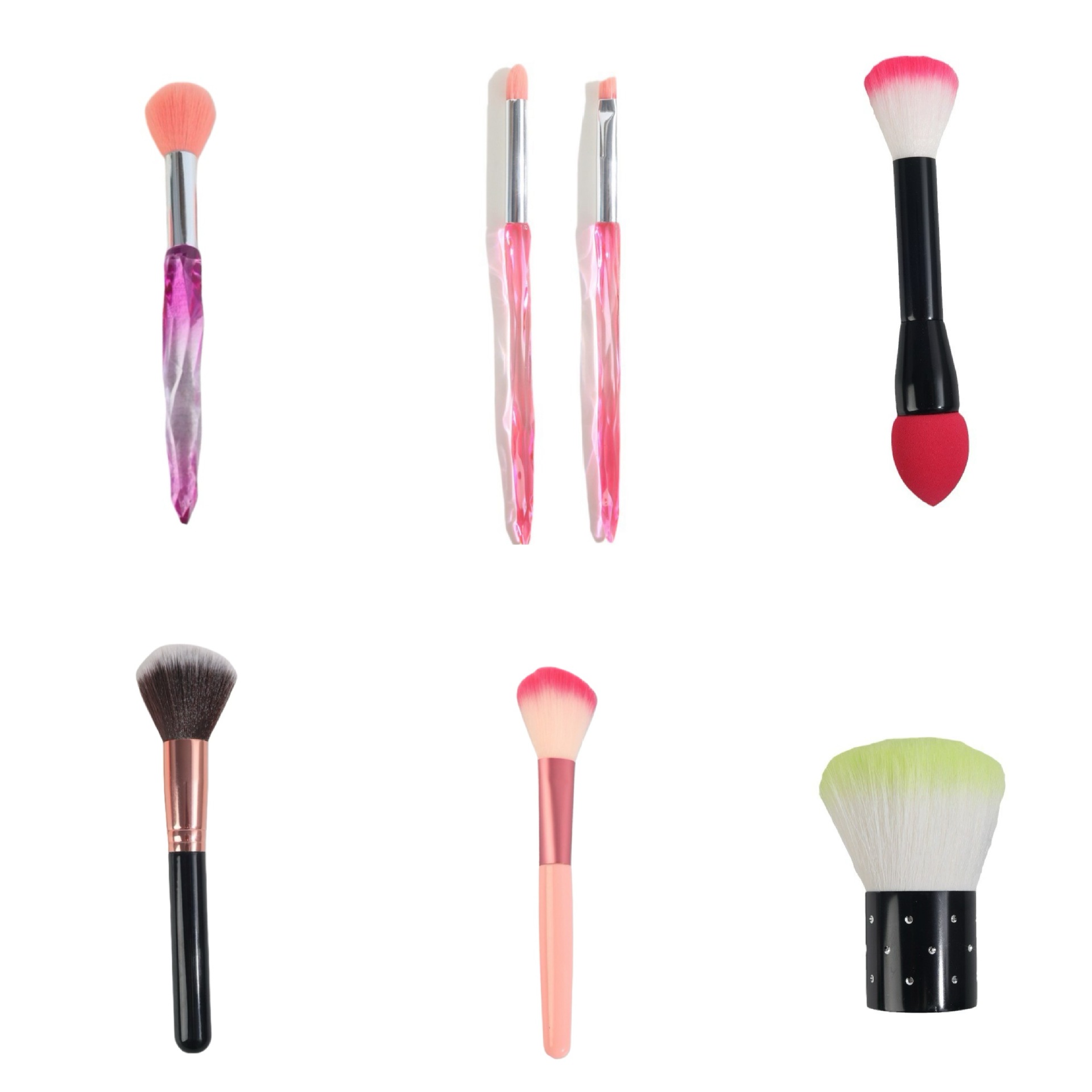 Kit de cepillo de maquillaje Cangzhou herramientas de maquillaje portátiles para principiantes imperativos de maquillaje cepillo de sombra de ojos en polvo para la piel suave