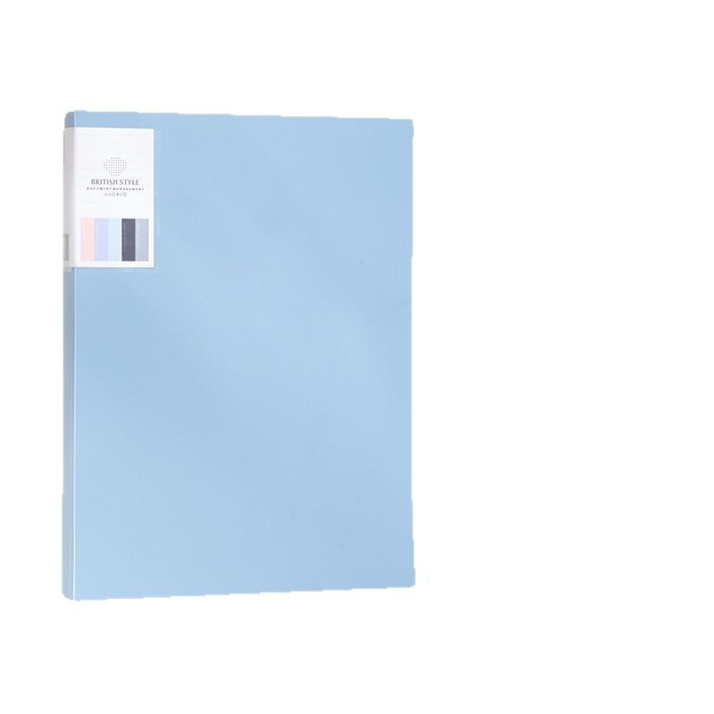 A4 libro de información carpeta de partituras recopilación de premios Informe de prueba de embarazo libro de archivo transparente carpeta de inserción 60 páginas