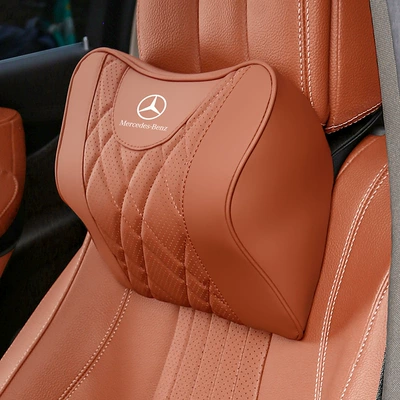 24 models of Mercedes-Benz seat cushions Headrest - 1-mercedes-benz-headrest-ochre-brown