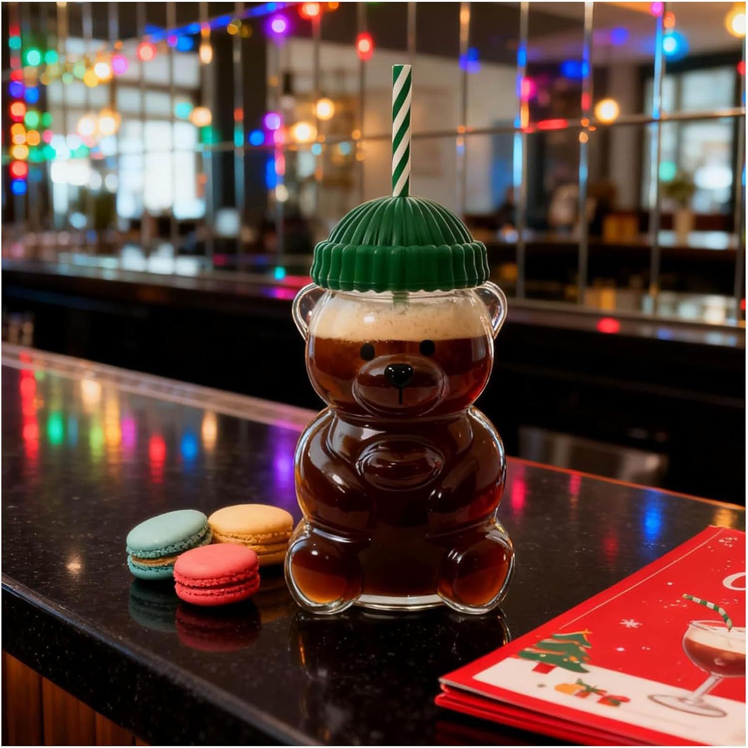 El éxito transfronterizo Teddy Bear Cup, 2025 Cute Coffee Mugs Teddy Bear
