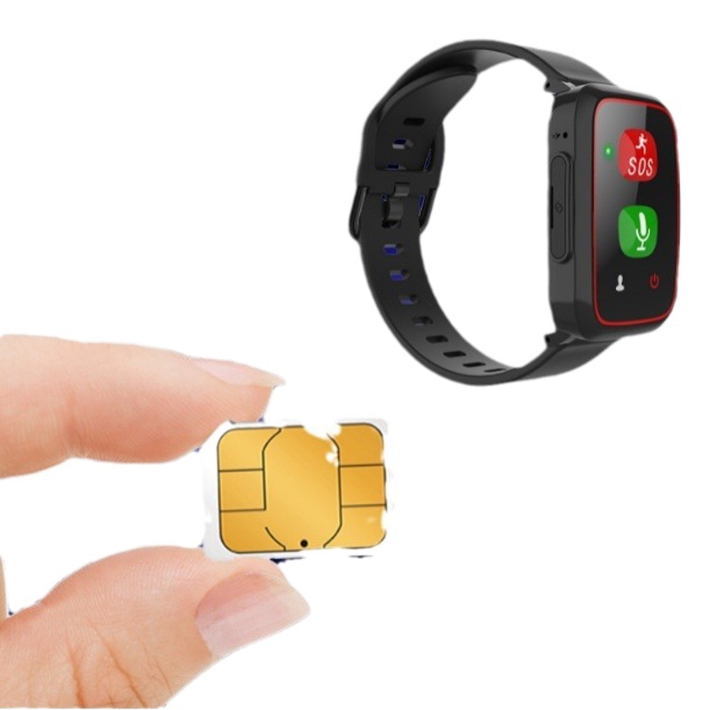 4G todo Netcom reloj inteligente para los ancianos de la frecuencia cardíaca Presión Arterial control temperatura corporal posicionamiento GPS impermeable llamada caída pulsera