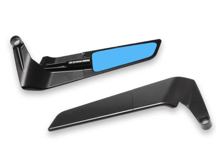 Suitable for Ducati Streetfighter V4, Kawasaki, Honda, and Rizoma monster-style fixed-wing rearview mirrors