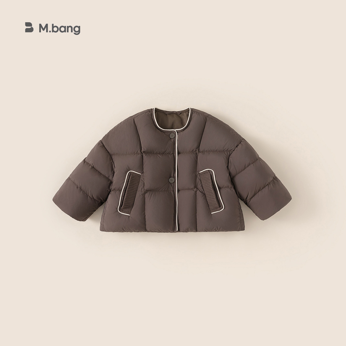 Yubao ropa infantil chaqueta de plumón 3 - 6 años de edad de otoño chaqueta caliente para niñas chaqueta de plumón de color sólido para niños