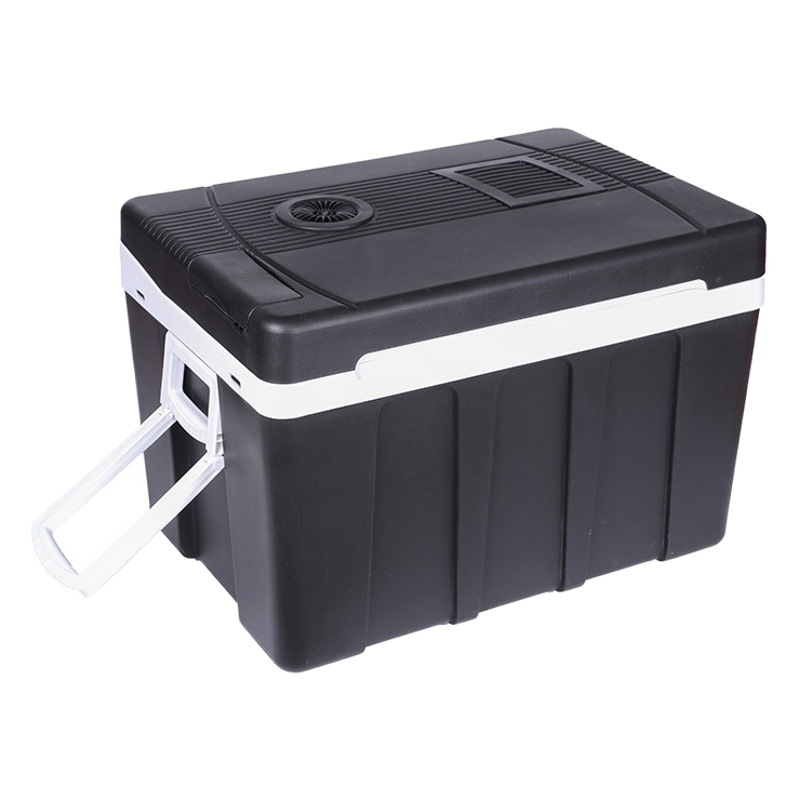 Nuevo 50l mini refrigerador hogar coche de doble uso de gran capacidad al aire libre camping portátil coche refrigerador refrigerado aislamiento