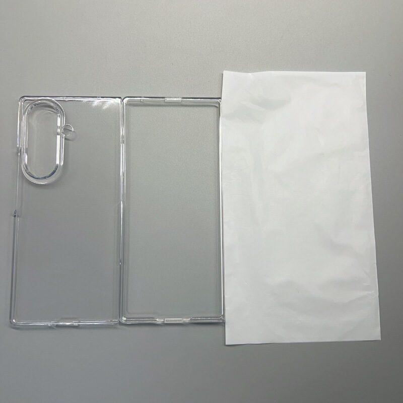 Mirror Pc Transparent Zfold7 Samsung Foldableing Mobile Phone Case Suitable for Zflip7 Flip Cover Anti-Fall Hard Case