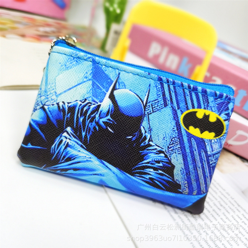Bolso de la moneda de los niños de dibujos animados lindo niños y niñas monedero bolso de La Moneda bolso de la tarjeta de cremallera pequeña bolsa regalo del estudiante de la escuela primaria