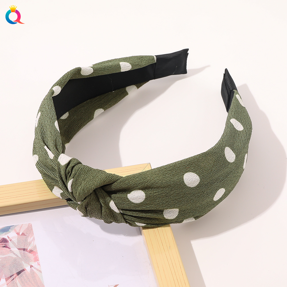 100g Weight Hair Band Hair Accessories Type 1 Piece Quantity Daily Occasion Plaid Pattern Women's Gender Sweet Style Women's Sweet Plaid Cloth Hair Band 32