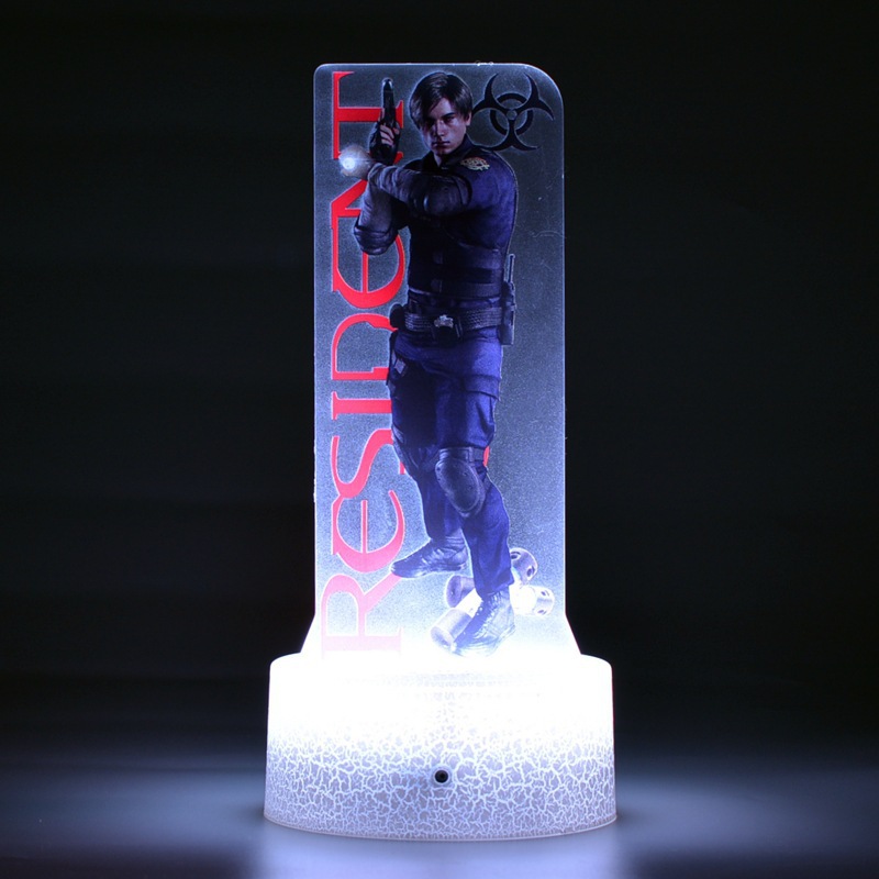 Bioquímico malvado crisis castillo serie de juegos alrededor de la tienda de guzi impresión en color 3D decoración de productos de luz nocturna al por mayor