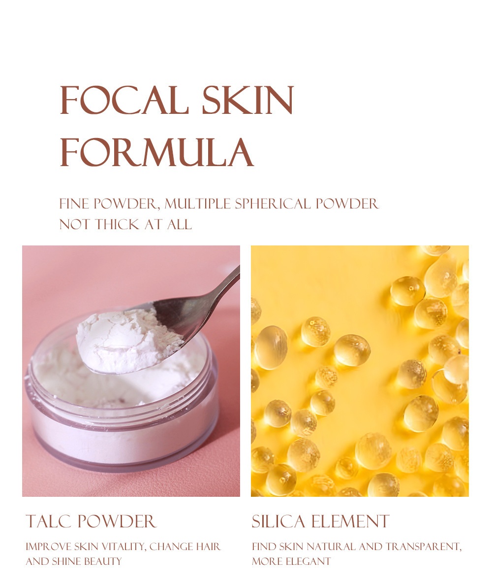 SAM SUGAR's setting loose powder is not prone to smudge and loose powder undefined