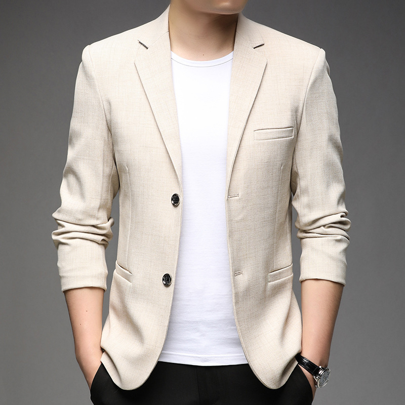 Spring and Autumn New Single West Casual Suit Men's Business Simple Fashion Jacket Suit Jacket Wholesale Hair