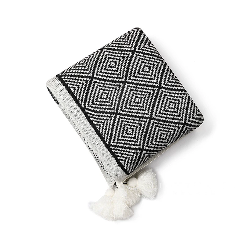 Sofa, knitted ethnic duvet for sleep, boho style, ethnic style