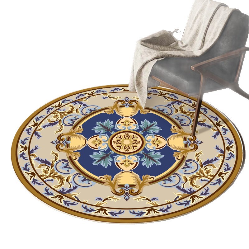 Alfombra de cachemira retro transfronteriza sala de estar sofá mantas de mesa de té mantas domésticas resistentes a la suciedad y al desgaste mantas de cama de dormitorio