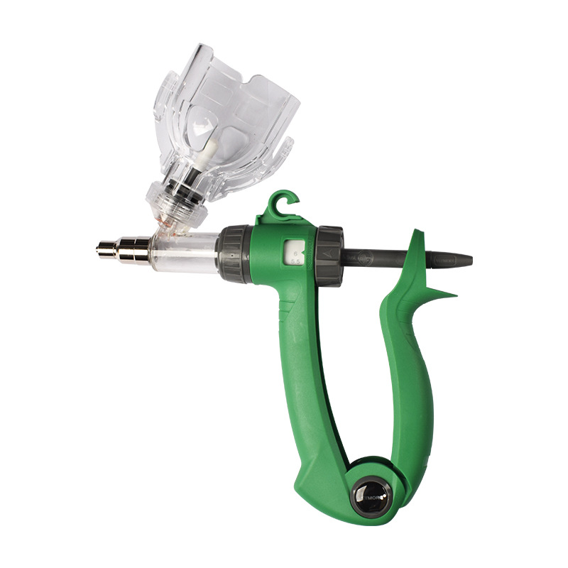 Jeringa continua, vaca, oveja, cerdo, pollo, pato, ganso, pescado, inyección continua, dispositivo de vacunación, inyección de aves de corral ajustable