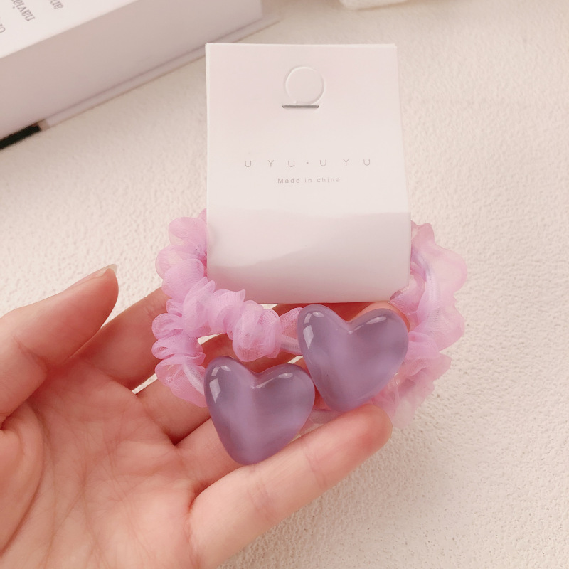 甘い真珠の愛のヘアピンの額の砕髪の前髪の少女の心の王女のヘアピンのかわいいアヒルの口の髪飾り|undefined