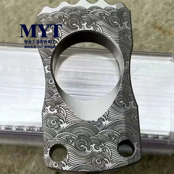 TC4 titanium alloy CNC processing Titanium finger tiger Titanium alloy EDC series products