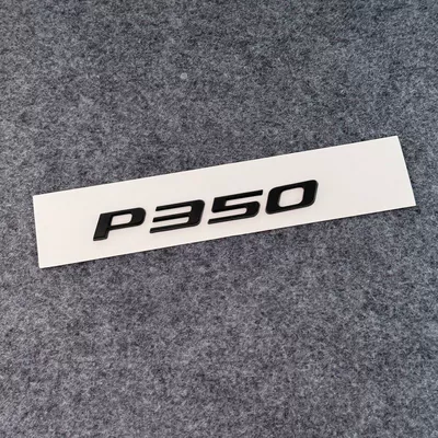 Car logo – Suitable for Jaguar letter emblem - standard-p350-bright-black