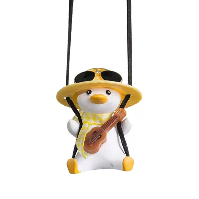 Car hanging – for Car Use - yellow-hat-sunglasses-guitar