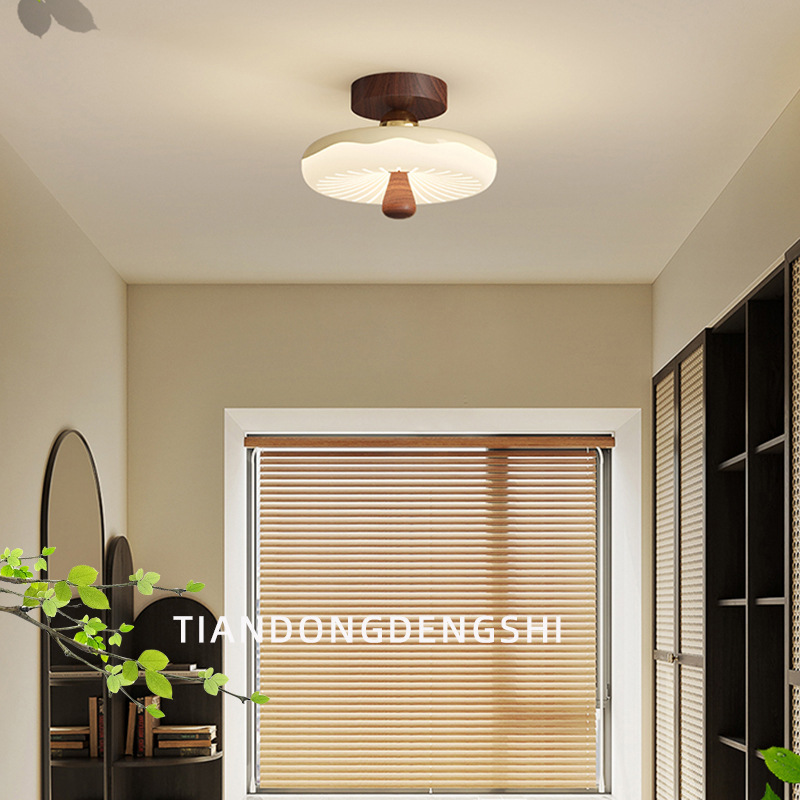 Luces de pasillo, luces de techo de vidrio de estilo antiguo, pasillos, pasillos, pasillos, pasillos, luces de dormitorio, candelabros, luces decorativas de estilo crema francés