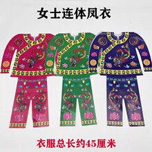 批发龙凤纸衣套装祭祀用品寒衣女用凤衣龙凤鞋全套寒衣节烧纸清明