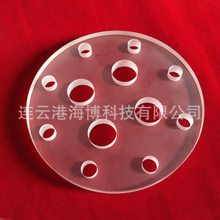 Circular Jgs1 Jgs2 Jgs3 Transparent Quartz Glass Sheet Laser Drilling High Purity Transparent Quartz Sheet