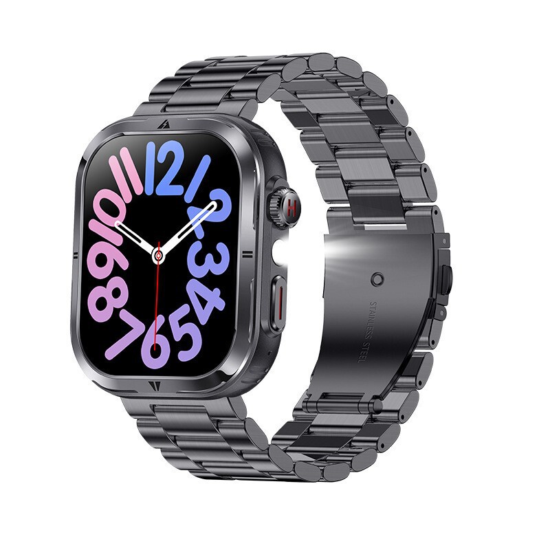 Cross-border MK86 smart watch Bluetooth call music multi-motion mode LED light heart rate blood pressure blood oxygen detection