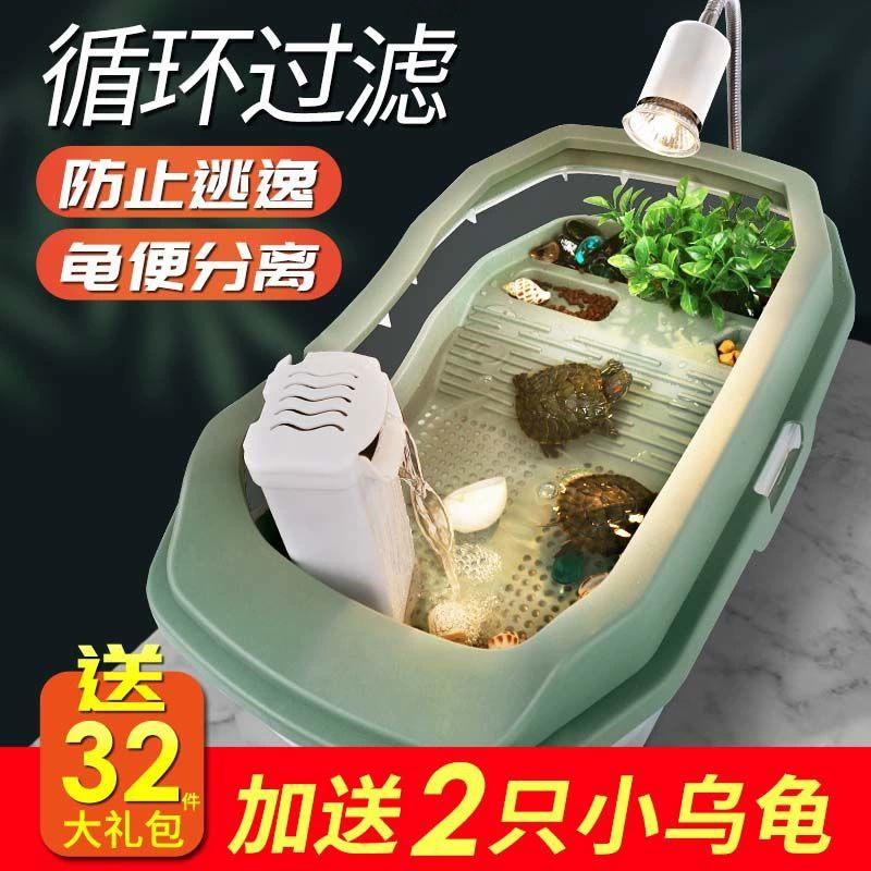 Специальный резервуар для черепахи с домашней подсветкой