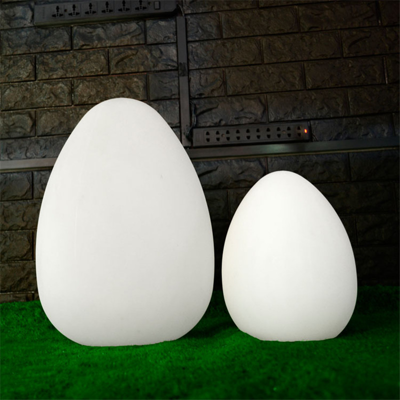 Ventas en caliente transfronterizas creativas y simples LED huevo de luz colorida bala de carga de control remoto decoración de luz de noche