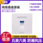 网络单口单双加厚面板