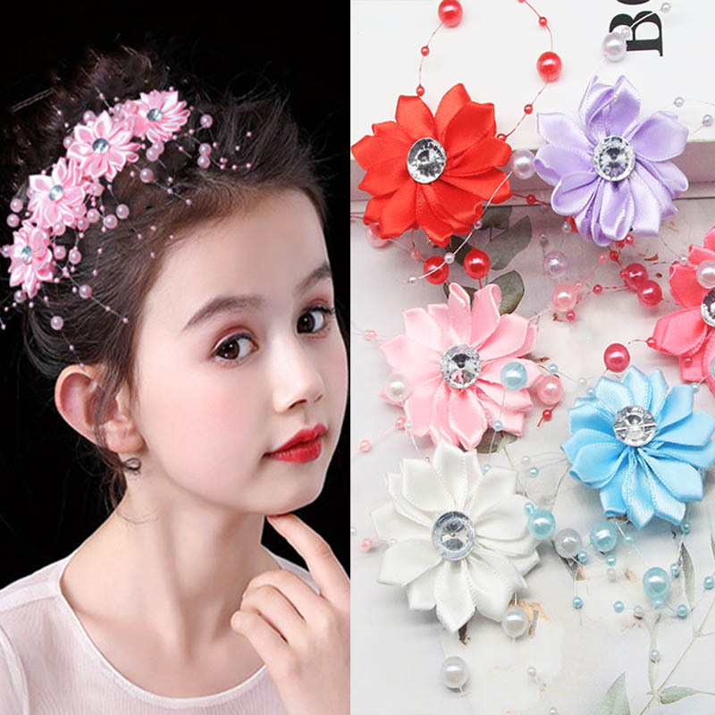 Korean-style headdress bride headdress flower small wrinkled chrysanthemum rose flower handmade jewelry wedding dress hair dancing hairpin Korean-style headdress bride headdress flower small wrinkled chrysanthemum rose flower handmade jewelry wedding dress hair dancing hairpin