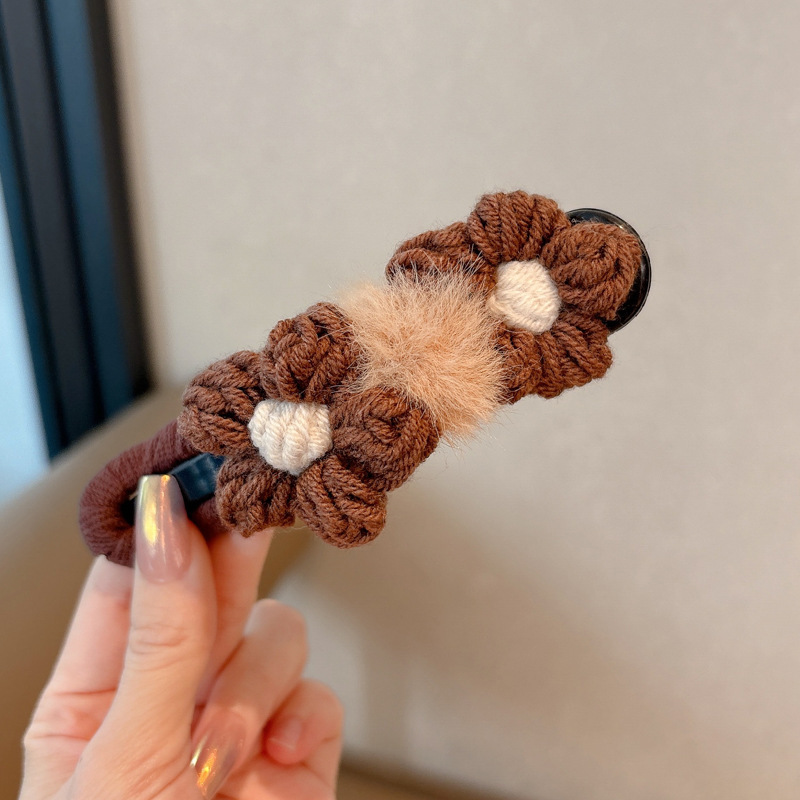 Flores grandes clip de boca de pato para mujeres cabeza trasera clip de cabello de alta sensibilidad más clip lateral agarrar clip de cabello
