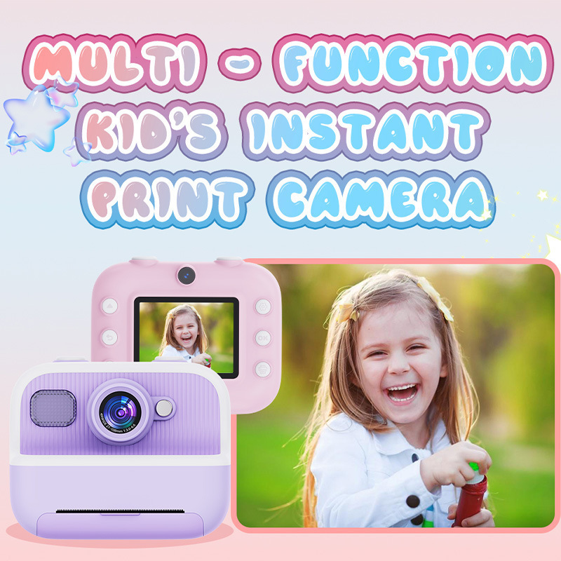 Cross-Border Hot Kidsren's Digital Camera M8 Kidsren's Instant Printing Camera Instant Camera Toy